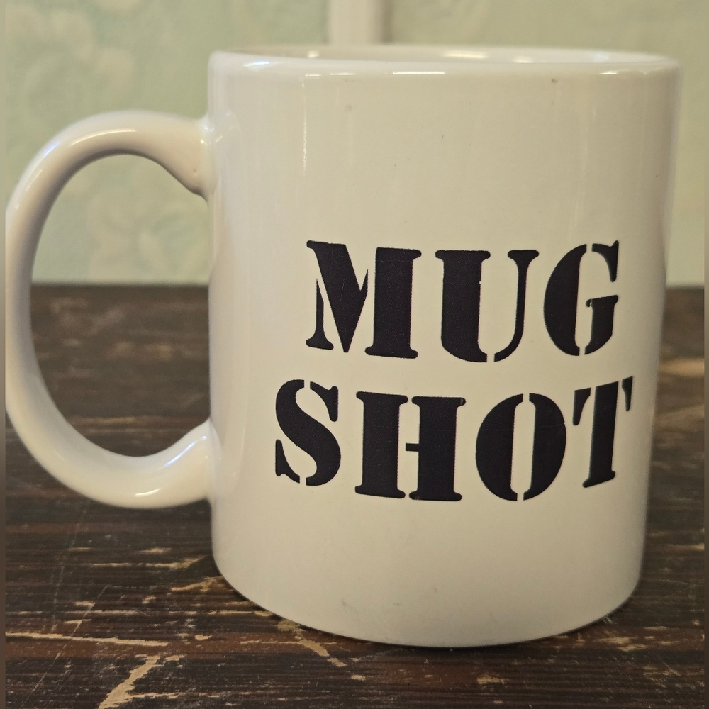 Vintage Kingston Pen Mug Shot Coffee Mug Black White Canadian Prison